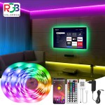 RGB LED Strip Light 5050 with Music Sync and App Control – 5M to 15M